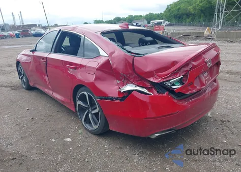 2020 Honda Accord Sport из США, поврежденный, VIN 1HGCV1F30LA009027